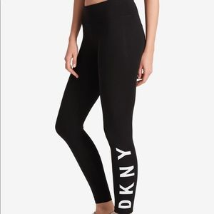 DKNY High-Rise Logo Leggings